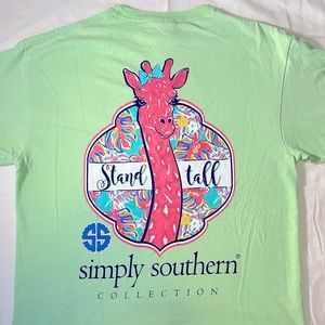 simply southern giraffe “stand tall” t-shirt